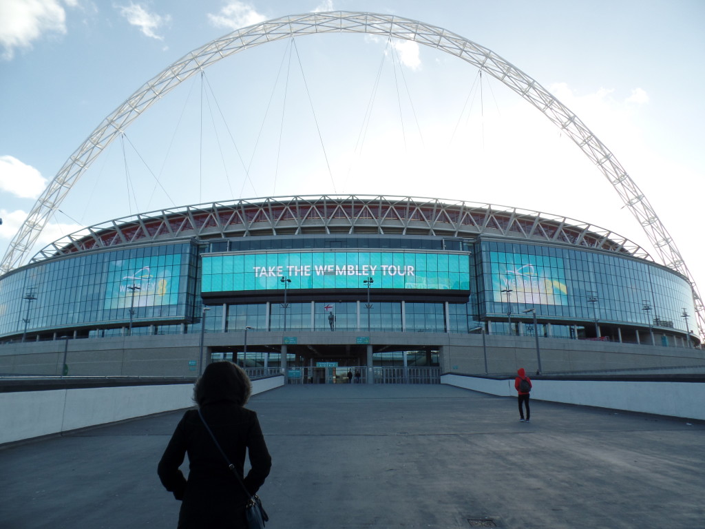 Wembley Stadium, Home of the England team.