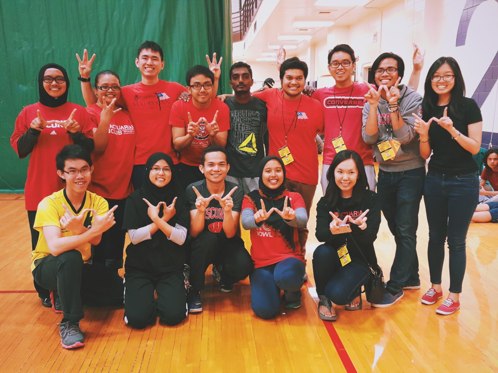 University of Wisconsin-Madison won third place for Dodgeball at the Malaysia Midwest Games 2015
