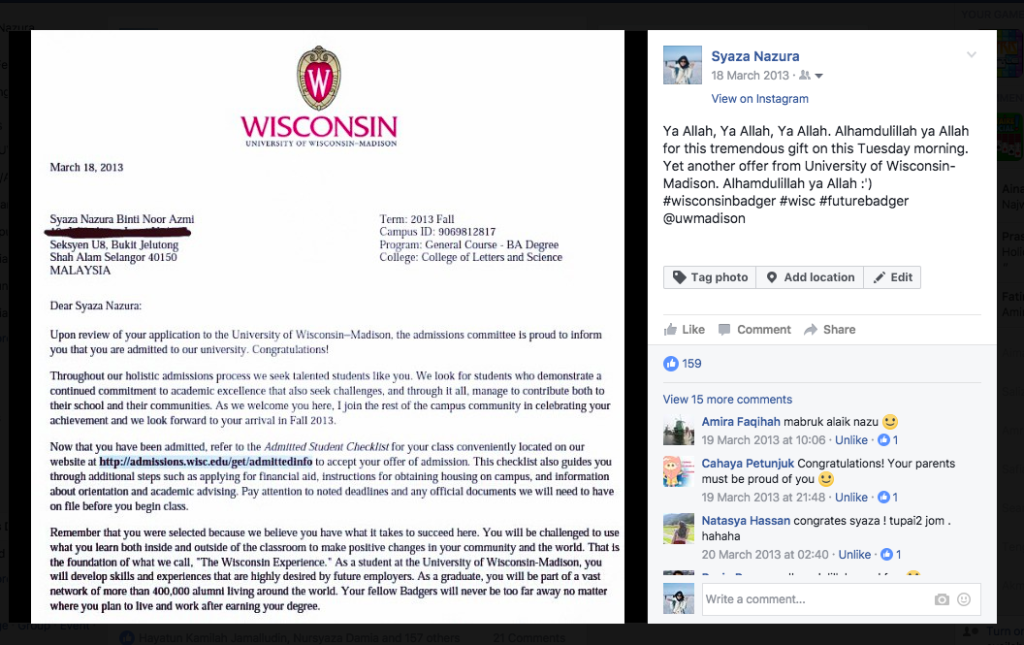 University of Wisconsin-Madison, Acceptance Freshman Admissions