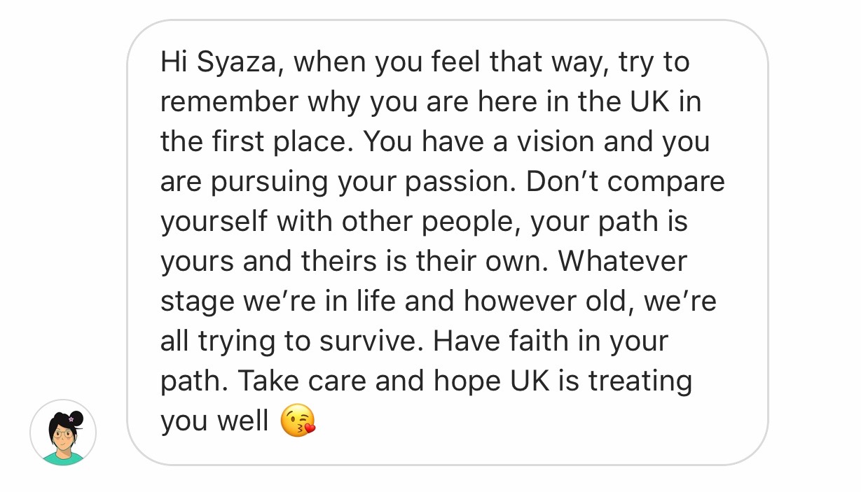 Remember why you're there in the first place.