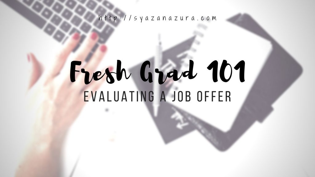 evaluating a job offer