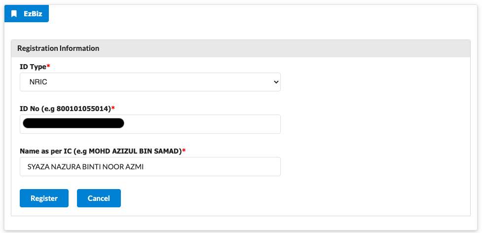 register sole proprietorship malaysia
