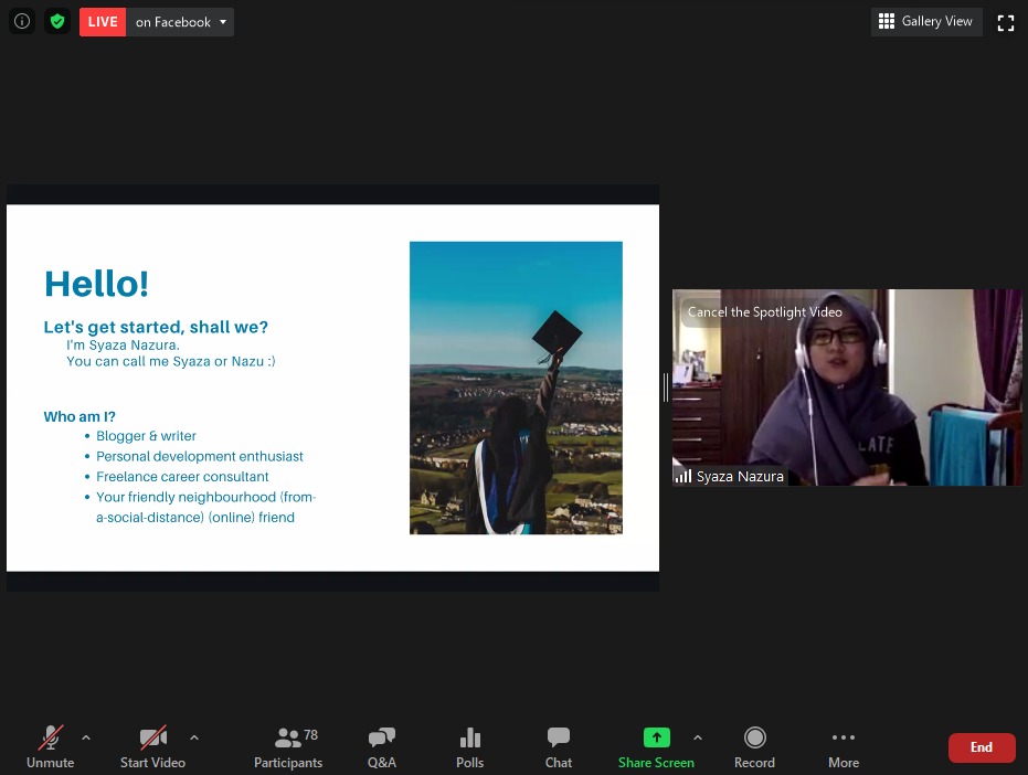 personal branding for students and graduates webinar