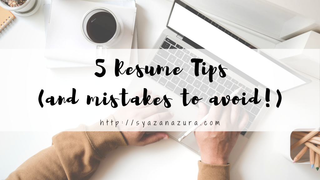 resume tips
