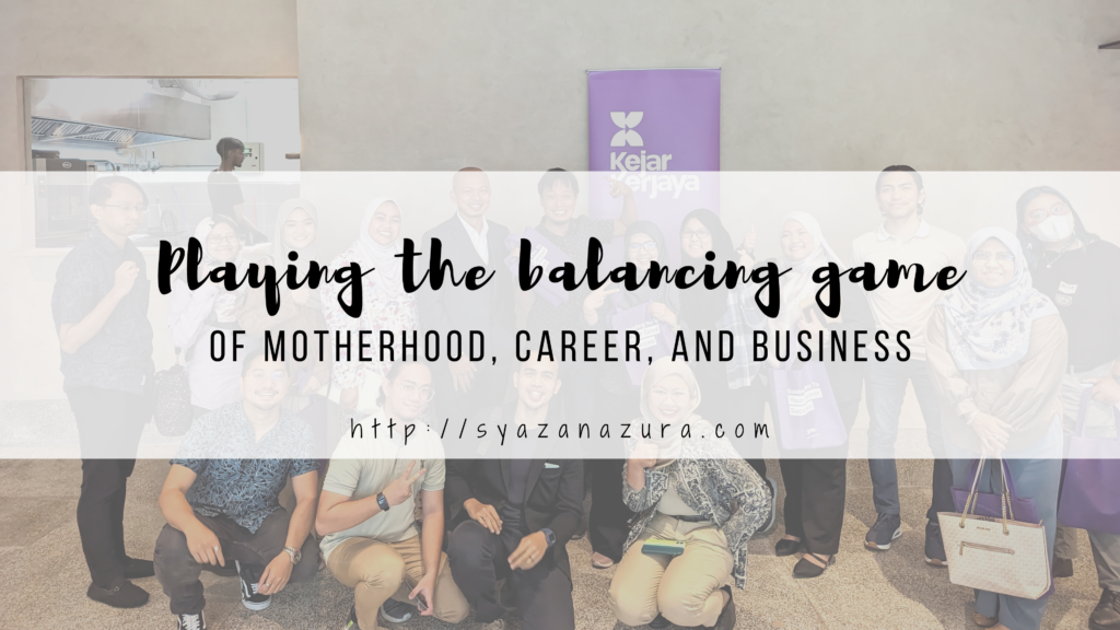Playing the balancing game – of motherhood, career, and business.