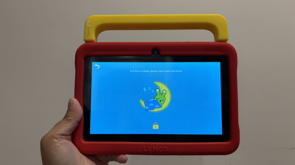 LUMOS Kids Tablet - Screen time